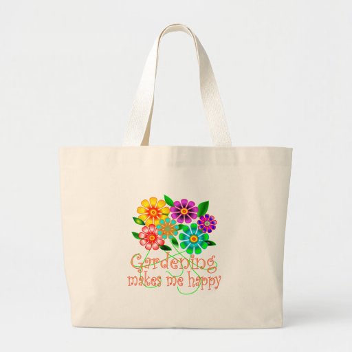 Gardening Happiness Tote Bag