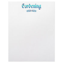 GARDENING letterhead by HobbiesLeisure GARDENING letterhead