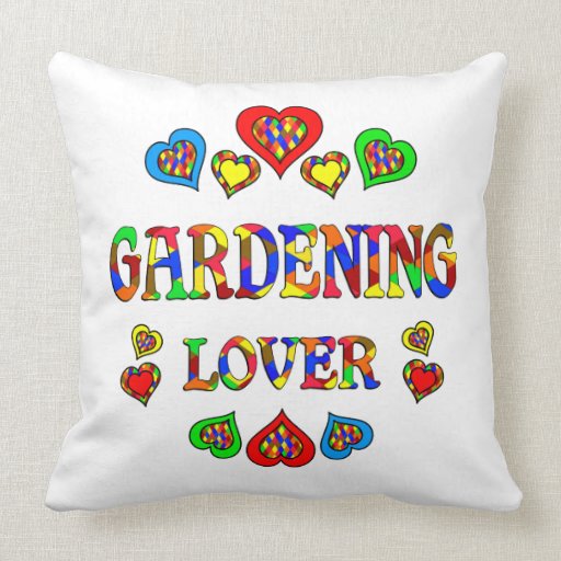 Gardening Lover Throw Pillow