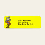 Gardening Mouse Custom Return Address Label
