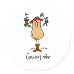 Gardening Nut stickers