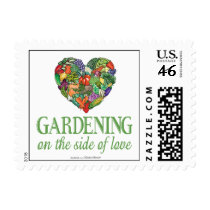 Gardening on the Side of Love Postage Stamps