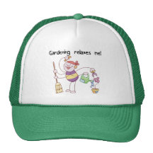 Gardening Relaxes Me Tshirts and Gifts Hats