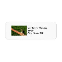 Gardening Service Return Address Label