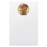 Gardening Teddy Bear Stationery Design