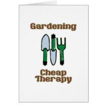 Gardening Therapy cards