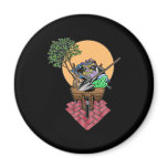 Gardening Wheel Barrel Design Fridge Magnets