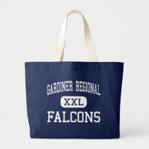 Gardiner Regional Falcons Middle Gardiner Tote Bags