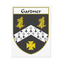 Gardner Coat of Arms/Family Crest postcards by NameGame Gardner Coat of Arms/Family Crest postcards