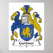 Gardner Family Crest Posters