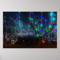 Gardner Monument Square Holiday Lights Posters