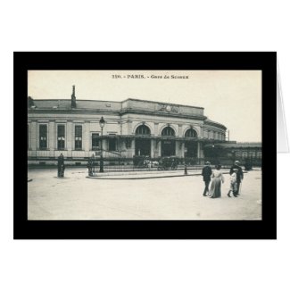 Gare de Sceaux, Paris, France c1910 Vintage card