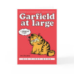 Garfield At Large Note Card