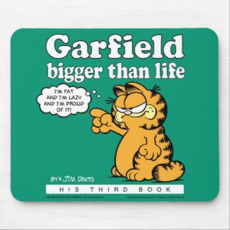 Garfield Bigger Than Life Mousepad mousepad