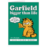 Garfield Bigger Than Life Note Card