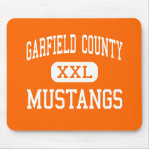 Garfield County - Mustangs - District - Jordan mousepads by customteamsportswear Garfield County - Mustangs - District - Jordan mousepads