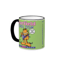 Garfield Eats Crow Mug mugs