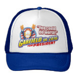 Garfield For President in 2016 Trucker Hat