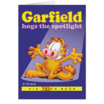 Garfield Hogs The Spotlight Note Card cards