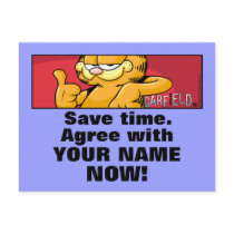 Garfield Logobox Agree With Me Postcards