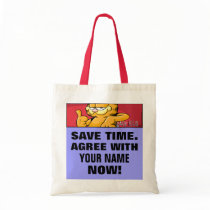 Garfield Logobox Agree With Me Tote Bag