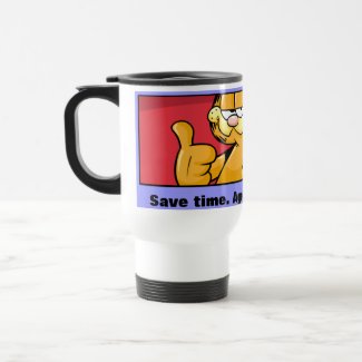 Garfield Logobox Agree With Me Travel Mug mug