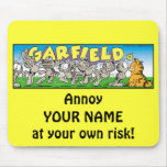 Garfield Logobox Annoy Me Mousepad