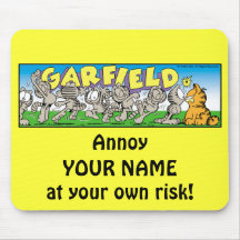 Garfield Logobox Annoy Me Mousepad