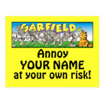 Garfield Logobox Annoy Me Postcards