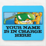 Garfield Logobox In Charge Mousepad