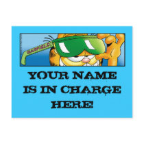 Garfield Logobox In Charge Postcards