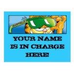 Garfield Logobox In Charge Postcards