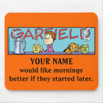 Garfield Logobox Mornings Mousepad