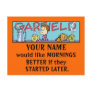 Garfield Logobox Mornings Postcards