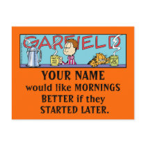 Garfield Logobox Mornings Postcards