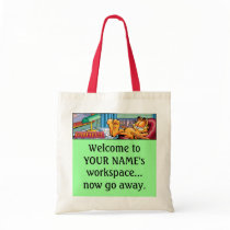 Garfield Logobox Now Go Away Tote Bag