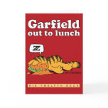 Garfield Out To Lunch Note Card
