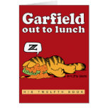 Garfield Out To Lunch Note Card