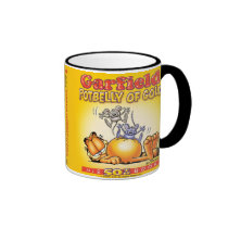 Garfield Potbelly of Gold Mug mugs