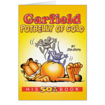 Garfield Potbelly of Gold Note Card cards