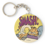 Garfield Smashing Clock, keychain