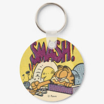 Garfield Smashing Clock, keychain