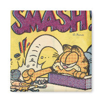Garfield Smashing Clock, magnet