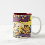 Garfield Smashing Clock, mug