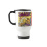 Garfield Smashing Clock, travel mug