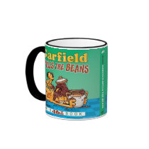 Garfield Spills The Beans Mug mugs