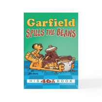 Garfield Spills The Beans Note Card