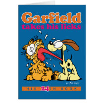 Garfield Takes His Licks Note Card cards