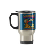 Garfield Takes His Licks Travel Mug mugs