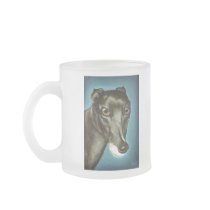 Garfiney Beauty - greyhound portrait Coffee Mugs
